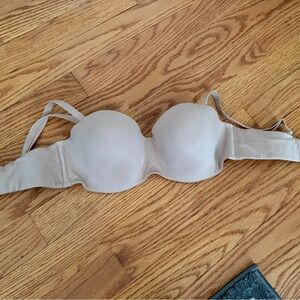 Victoria's Secret Convertible Strapless T-Shirt Bra - Nude